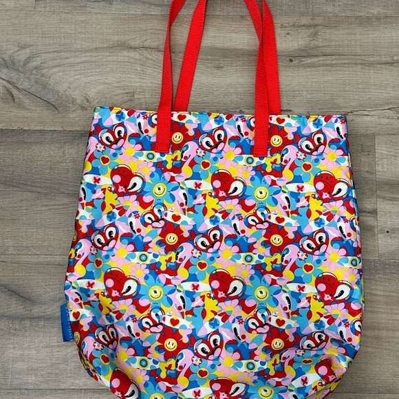 Estee Lauder Hattie Stewart Recycle Floral Cosmetic Bag Tote - Picture 3 of 8